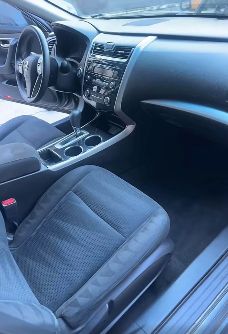 Nissan front seat after detail